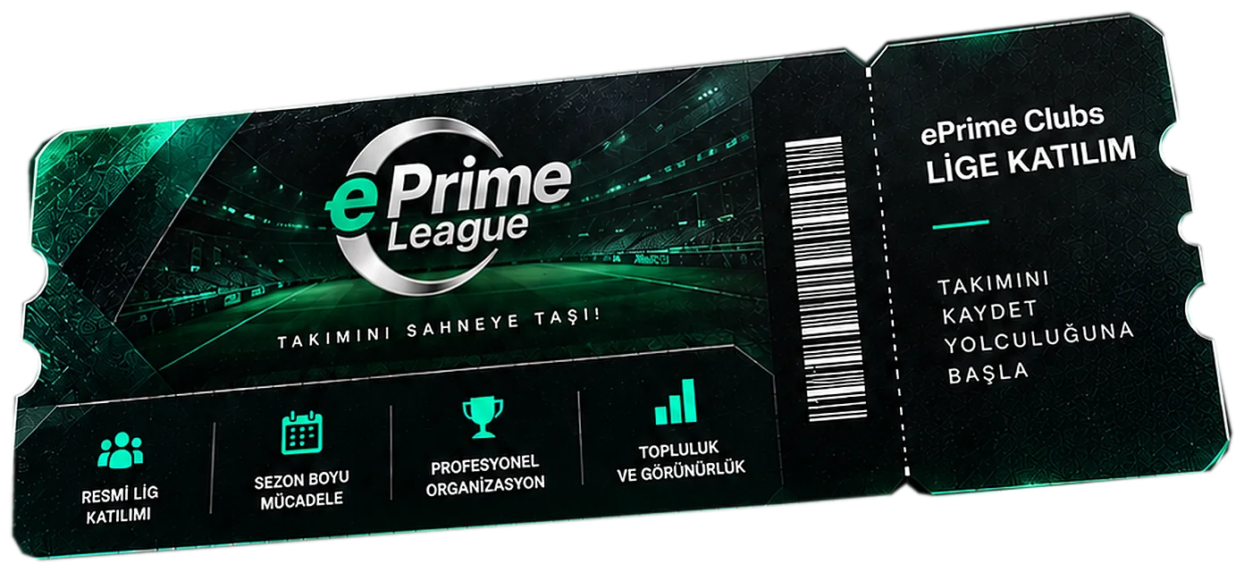 ePrime Clubs Lige Katılım bileti